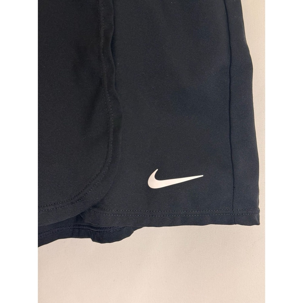 Nike - Athletic Skort Built-in Liner Back Pocket - Black‎ - L - Womens